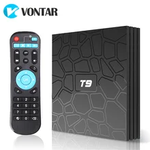 VONTAR T9 Smart ТВ Box Android 8,1 V BOX SUNVELL T9 4 ГБ, 32 ГБ, 64 Гб Rockchip RK3328 1080 P H.265 4 K PK H96 MAX телеприставке