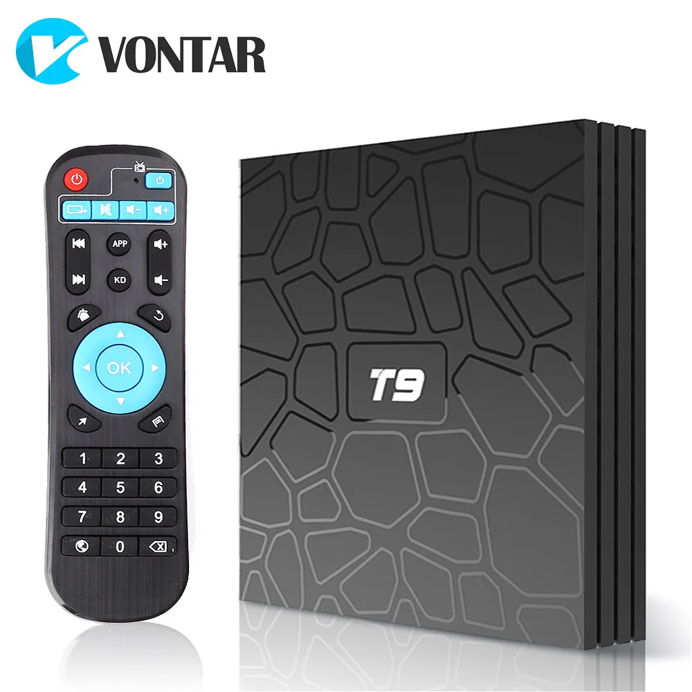 VONTAR T9 Smart TV Box Android 9,0 V BOX 4GB 32GB 64GB Rockchip 1080P H.265 4K Media player 2GB 16GB Set top box VONTAR T9 Smart TV Box Android 9,0 V BOX 4GB 32GB 64GB Rockchip 1080P H.265 4K Media player 2GB 16GB Set top box
