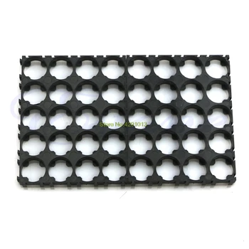 

4x Black 18650 Battery 4x5 Cell Spacer Radiating Shell Pack Plastic Heat Holder Drop Shipping Support
