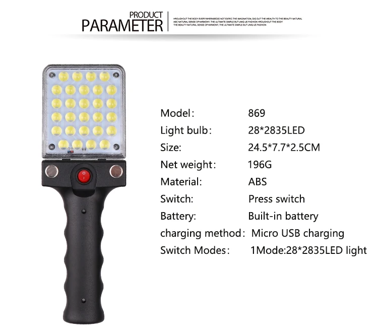 30 Вт портативный флэш-светильник фонарь USB Перезаряжаемый светодиодный рабочий светильник Магнитный COB Lanterna подвесной фонарь с крюком для наружного кемпинга