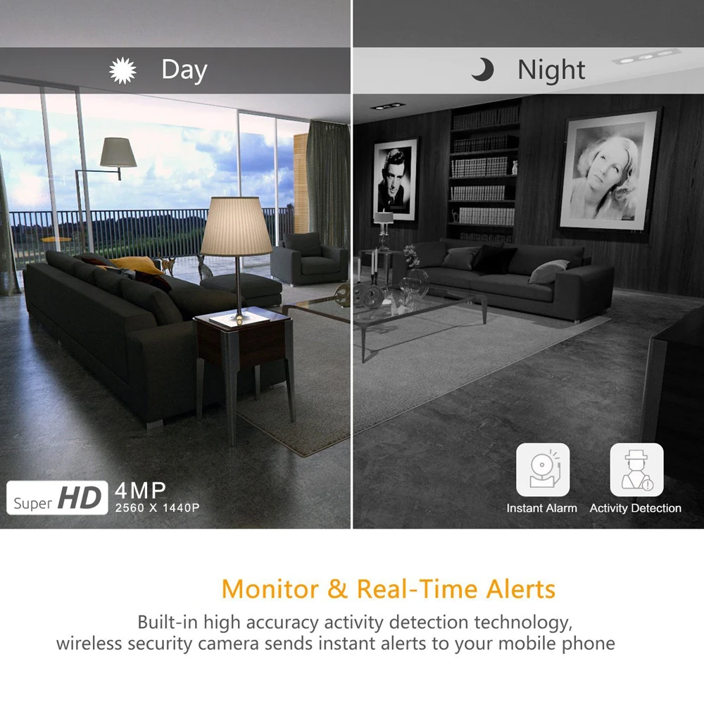 Cena Vstarcam 4MP Full HD 2.4G 5G WiFi bezprzewodowa kamera ip C22Q H.264 H.265 noktowizor domofon Mini kamera ochrony nadzoru