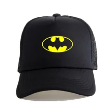Унисекс Аниме Бэтмен Кепка водителя грузовика с принтом модный Регулируемый ошейник для собак задние шапки хип хоп бейсбольная бейсболка с колпаком Пешие прогулки солнечная шляпка для отдыха