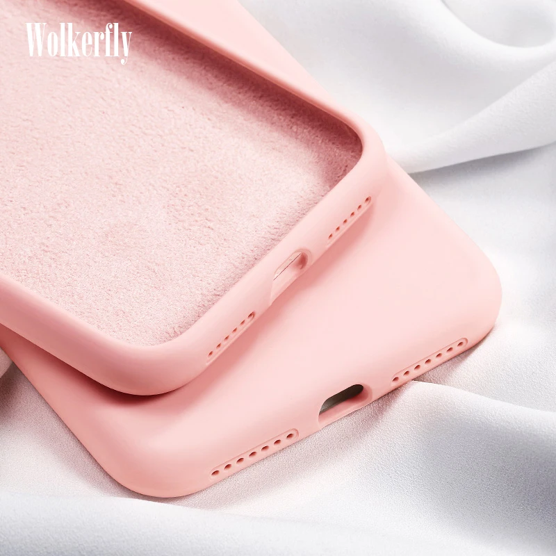 

Case For Huawei Y6 Y7 2019 P10 P20 P30 Mate 20 Lite Honor 20 Pro 8X 10 10i 9 Lite Nova3 3i 4 P Smart Plus Liquid Silicone Case