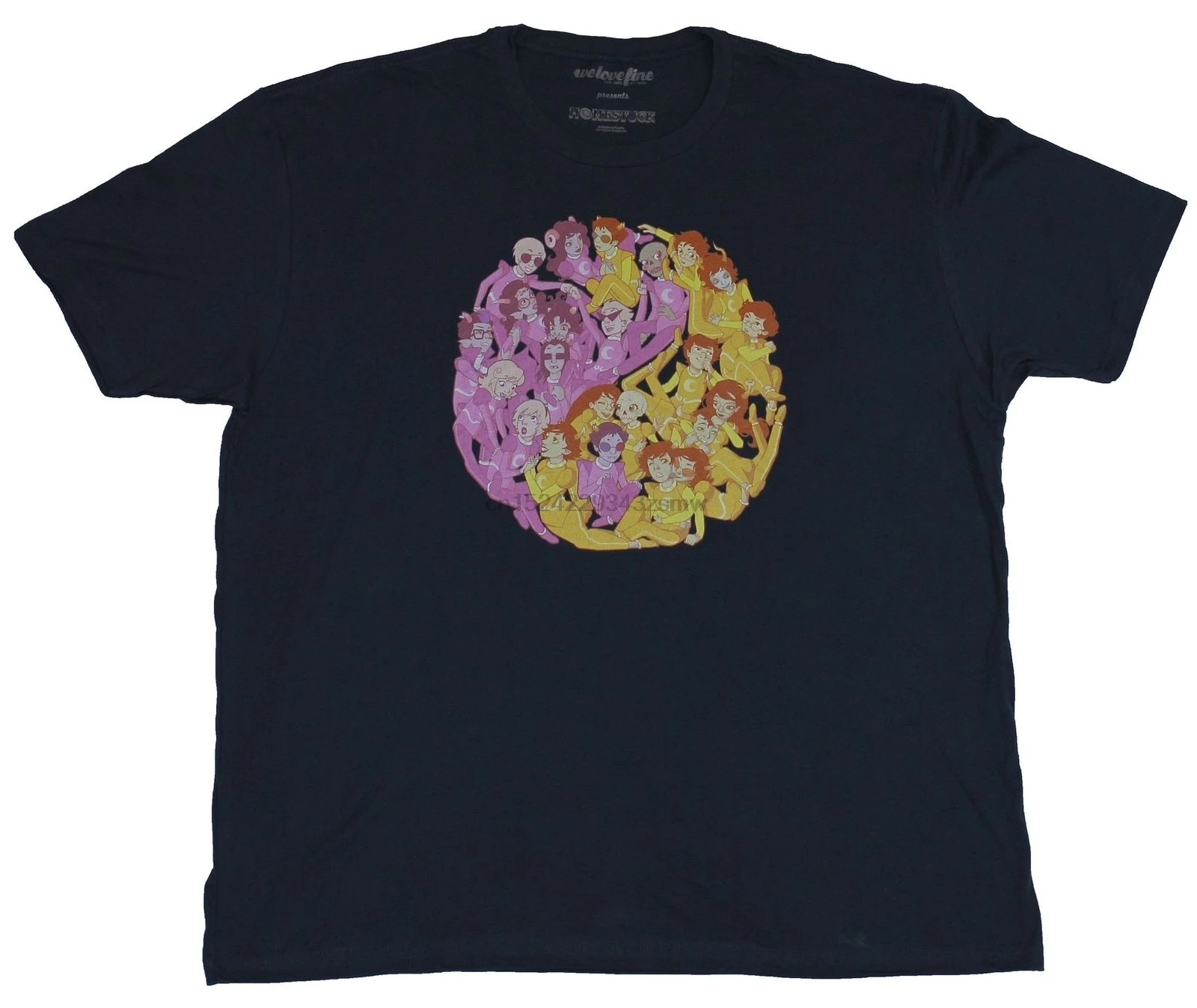 

Homestuck Mens T-Shirt - Yin Yang Betas Groups Forming Ying Yang