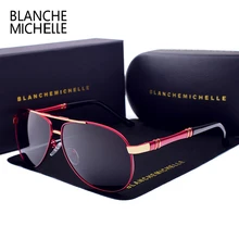 Высокое качество пилот поляризованные солнцезащитные очки мужские UV400 двухцветная оправа солнцезащитные очки для вождения oculos masculino gafas с коробкой