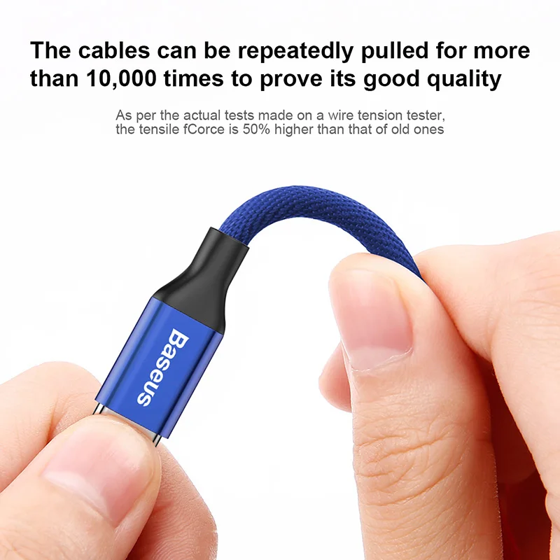 Кабель Micro USB Baseus для Samsung S7 S6 кабель быстрой зарядки и синхронизации данных Xiaomi Redmi