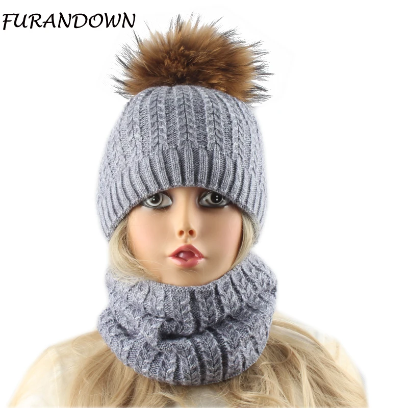 

2018 New Fashion Wool Beanie Hat With Scarf Women's Winter Cap Female Twist Knitted Beanies Skullies