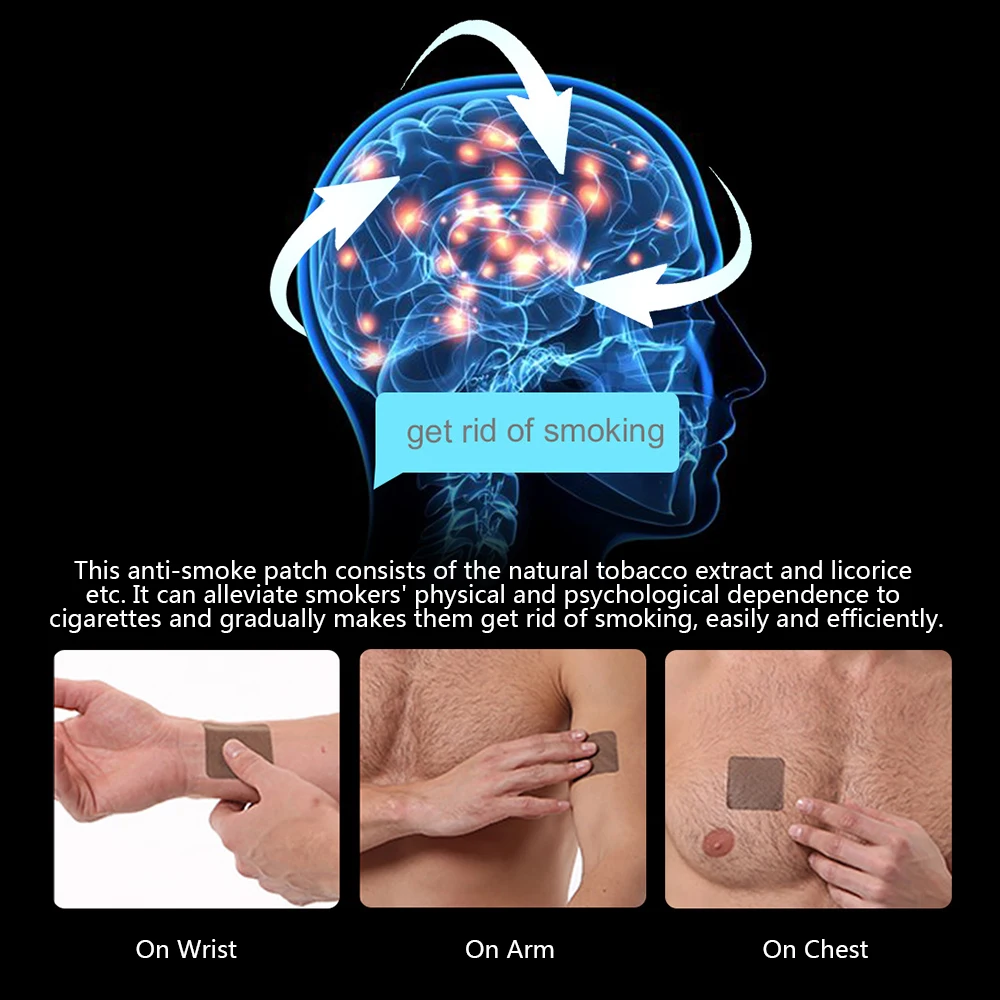 35 шт. анти-дым патч стоп/бросить курить бальзам патч натуральный ингредиент сигарета для остановки штукатурки терапия здоровья