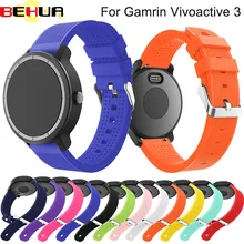 Nueva correa de reloj 20mm para Garmin Vivoactive 3 correa para Galaxy Watch 42mm pulsera inteligente con hebilla accesorios de repuesto deportivos