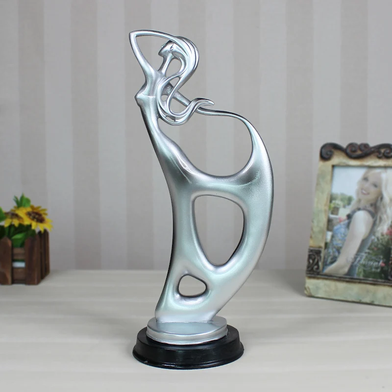  Decorations yoga yoga swing dancers jewelry ornaments resin crafts creative personality living room - 32610165845