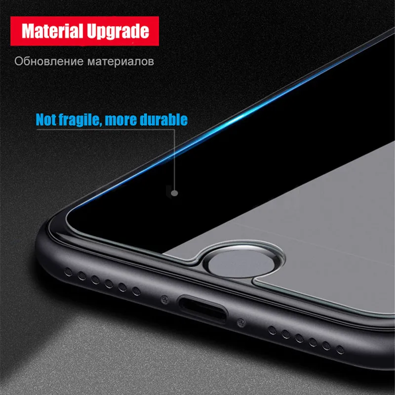 Защитное стекло для IPhone 4S 5 5S SE 6 6S 7 7Plus 8 Premium закаленное Защита экрана HD усиленная