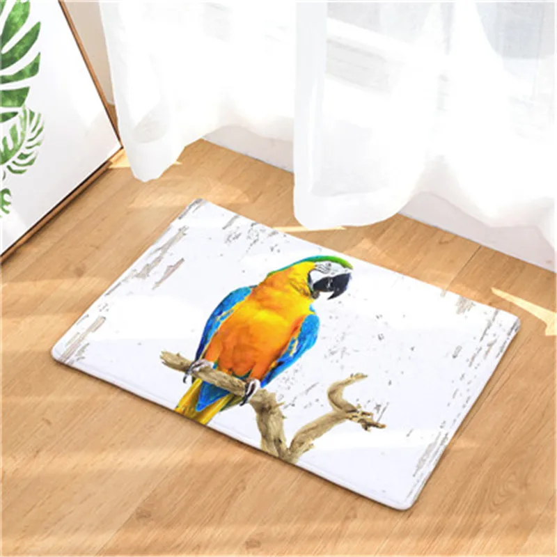 2017 Practical Fashion Lovely Birds Theme Print Mats Rectangular Floor