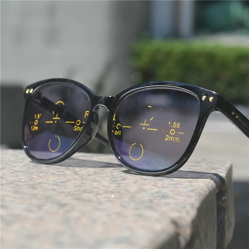 

Progressive Multifocal glasses Transition Sunglasses Photochromic Reading Glasses women Points for Reader Near Far sight UV NX