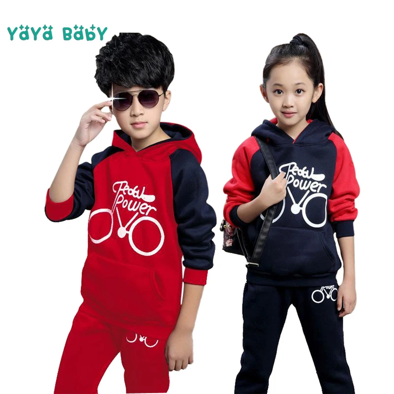

Kids Sport Suits 2018 New Spring Autumn Casual Children Clothing Set 3 4 5 6 7 8 9 10 11 Year Boys Girls Toddler Teens Tracksuit