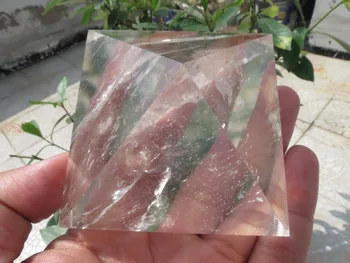 

390g Natural Clear Quartz Crystal Pyramid Healing China