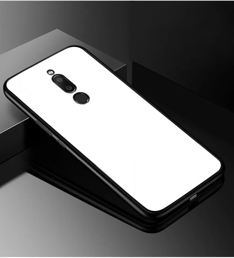 Для Meizu M8 Case M 8 5," Жесткий ПК стеклянный чехол для телефона черный ТПУ бампер чехол для Meizu M8 Case M 8 8M закаленное стекло крышка - Цвет: 07