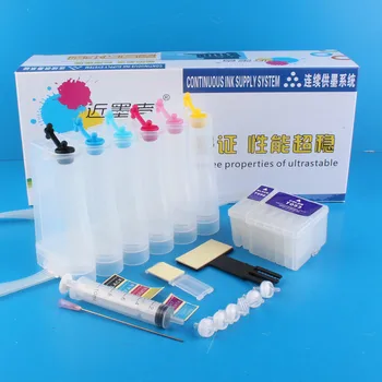 

80ML Universal 6Color Continuous Ink Supply System CISS Kit with Accessaries Ink Tank For EPSON 710 720 750 EX EX2 EX3 Printer