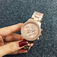 CONTENA Women Watches Stainless Steel Ladies Quartz Watch Luxury Top Brand GENEVA Watches Relogio Feminino