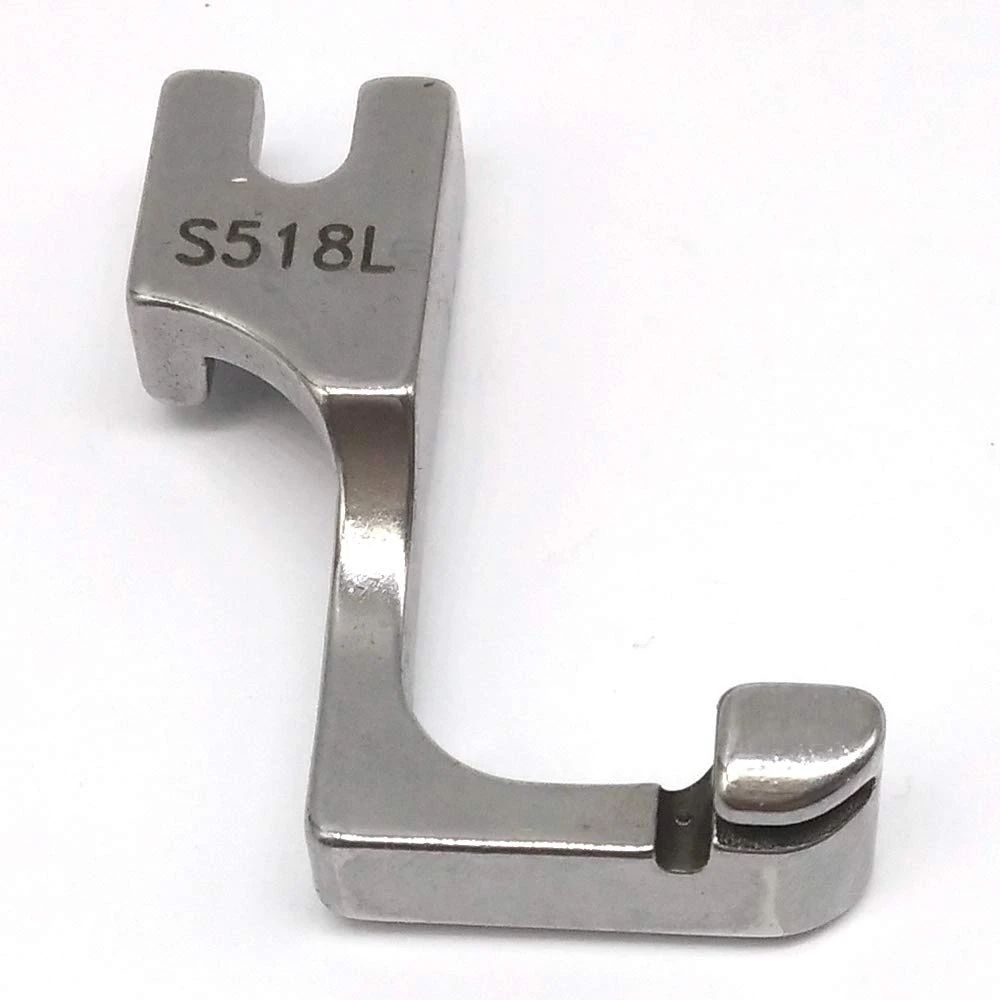 Left Single Sided Invisible Zipper Foot #S518L for Industrial Sewing Machine