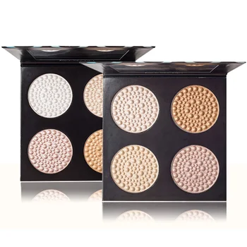 

ICYCHEER Highlighter Powder Palette 4 Colors High Gloss Shimmer Powder Bronzer Repair Haileyter Pallet Makeup Cosmetic