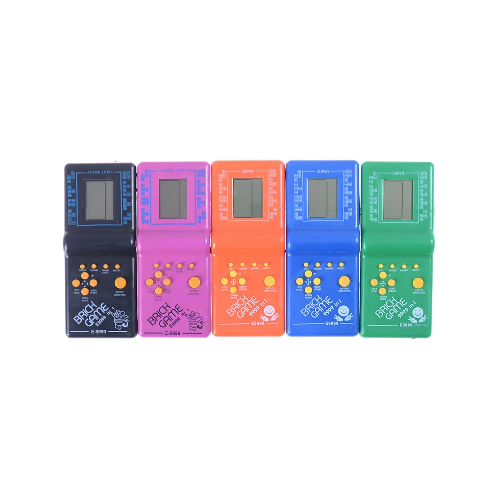

Machine Tetris Brick Game Classic Handheld Game Machine with Game Music Playback Without Battery For Kids