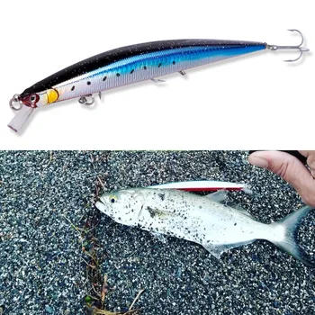 

Hunthouse tide slim minnow floating 175mm 24.5g isca seabass fishing lure wobblers hard bait leurre isca artificial lure