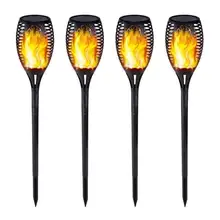 Солнечная лампа с пламенем IP65 Водонепроницаемый светодиодный садовый декоративный ландшафтный светильник, лампа для газона, дорожка, светильник, фонарь светильник, точечный светильник