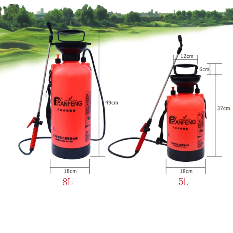 

5/8L Gardening Pressure Sprayer Air Compression Pump Agricultural Gardening Watering Plant Lawn Spray Bottle Manual Sprayers