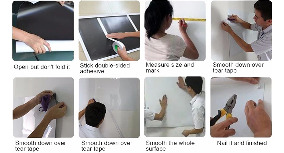 930 Wall Sticker Decor Soft Magnetic Whiteboard Magnets Erasable Writing Board Magnet Office Marker Blackboard Stickers for Wall_21
