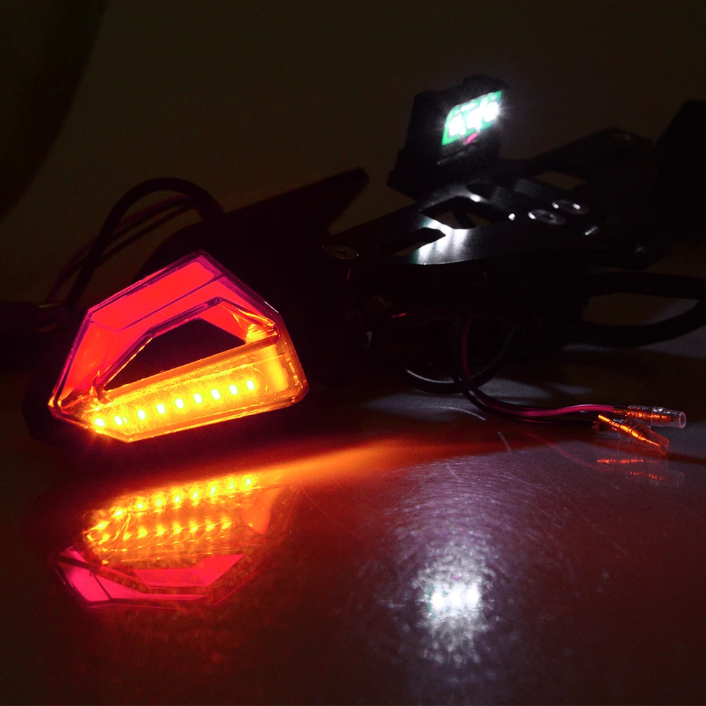 

Universal Motorcycle License Plate Bracket Holder Turn Light FOR YAMAHA XMAX X-MAX X MAX 125 200 250 300 400 TMAX T-MAX 500 530