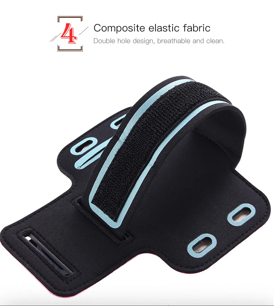 Спортивная водонепроницаемая повязка для бега 4,0~ 6,5 дюймов, чехол для мобильного телефона, чехол для iPhone 7 8 Plus, samsung Xiaomi, чехлы для телефонов Huawei, повязка на руку