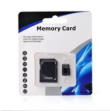 Best package Real capacity for memory card 512mb 8g 16g 32g 64g 128g micro TF card TF card for cell phone computer with adapter