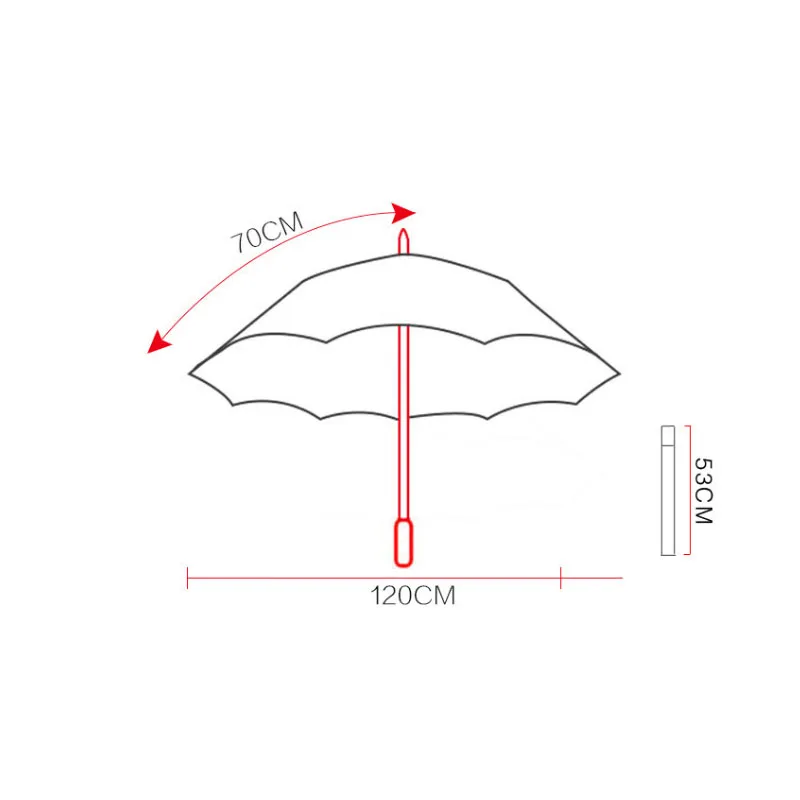 Convenient Type Super Large Automatic Auto Car umbrella Umbrella Female Golf 56 inches Rain Umbrella Folding Umbrella
