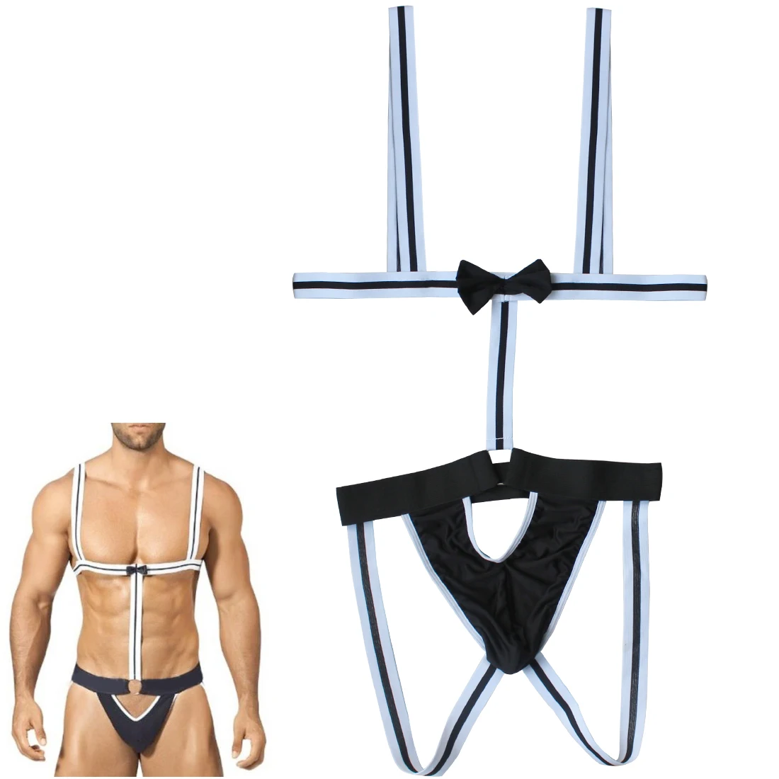 Мужское бикини Borat Mankini мужское нижнее белье трусы костюм купальник Hommes мужские