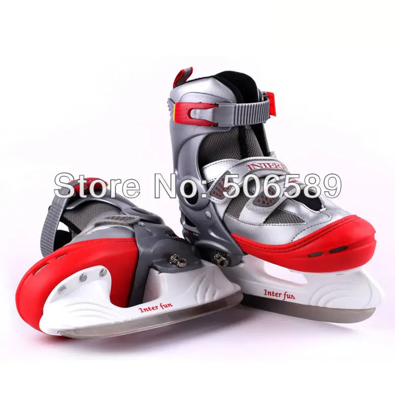 الشحن مجانا هوكي الجليد الزلاجات الأطفال أحذية #30-#33