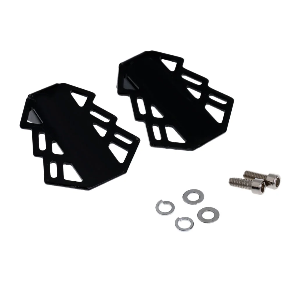 Steel Bike Rear Seat Pedals Footrests Set for Mountain Road Bike