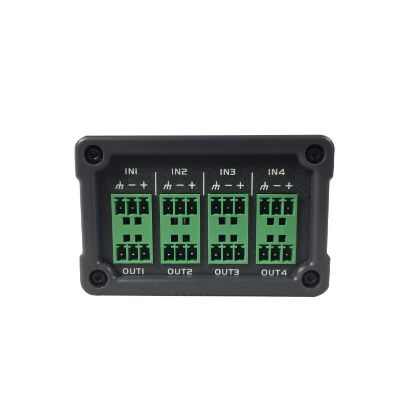 Ben & Fellows 521017 Dante 4 In and 4 Out Audio Converter and Transmitter with Audinate Interface Support 12VDC Power Supply