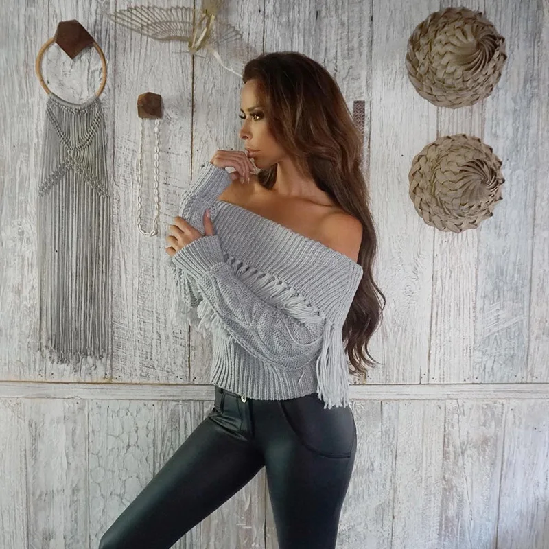 Off The Shoulder Sweater Women (11)