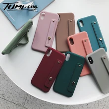 Наручный ремешок Браслет на руку силиконовый чехол для samsung Galaxy A10 A20 A30 A40 A50 A70 M10 M20 M30 M40 A20E A10E A80 стенд кольцо