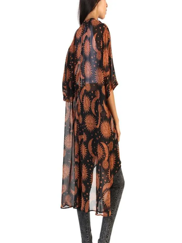 Women Floral Print Chiffon Loose Half Sleeve Shawl Kimono Cardigan Top Cover up Shirt Blouse  Blusas feminina plus size 5XL