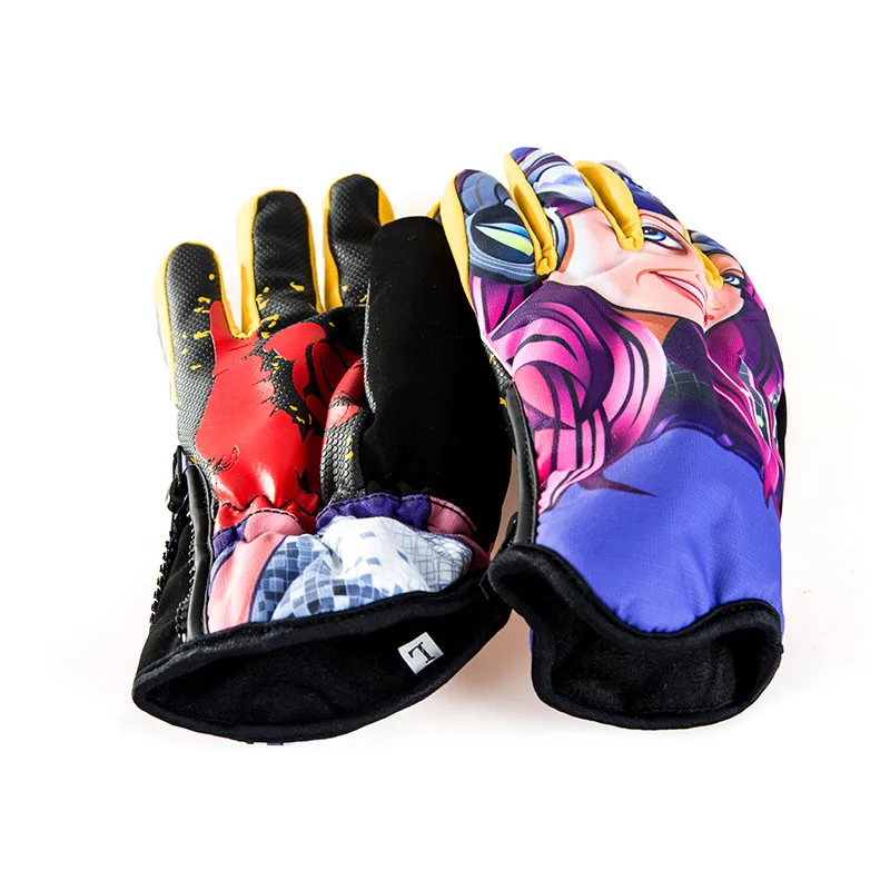 New Man Woman Ski Gloves Windproof Waterproof Non-slip Color Skiing Gloves Outdoor Snowboarding Sport Equip Online Shop