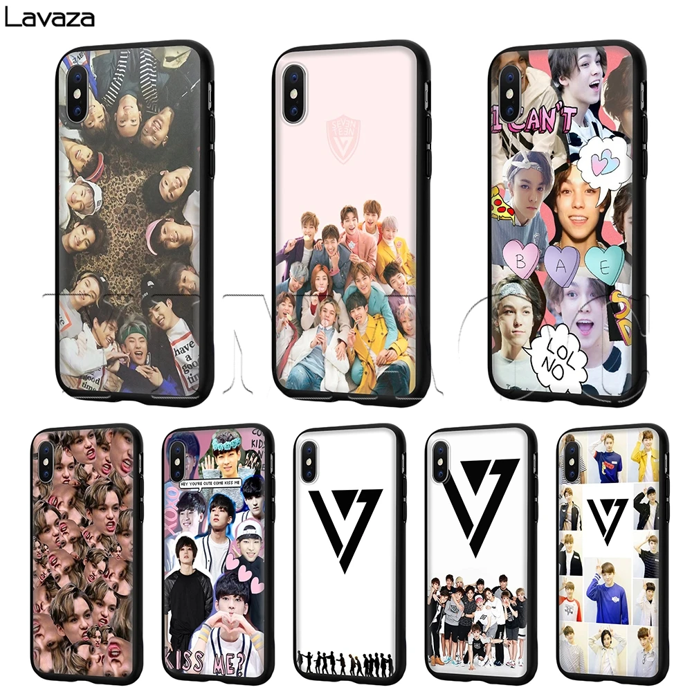 Чехол Lavaza KPop Seventeen для iPhone 11 Pro XS Max XR X 8 7 6 6S Plus 5 5s se |