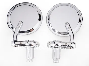 

FREE SHIPPING 7/8" Chrome Bar End Mirrors For Suzuki GSXR Hayabusa Kawasaki Ninja ZX6R ZX10R