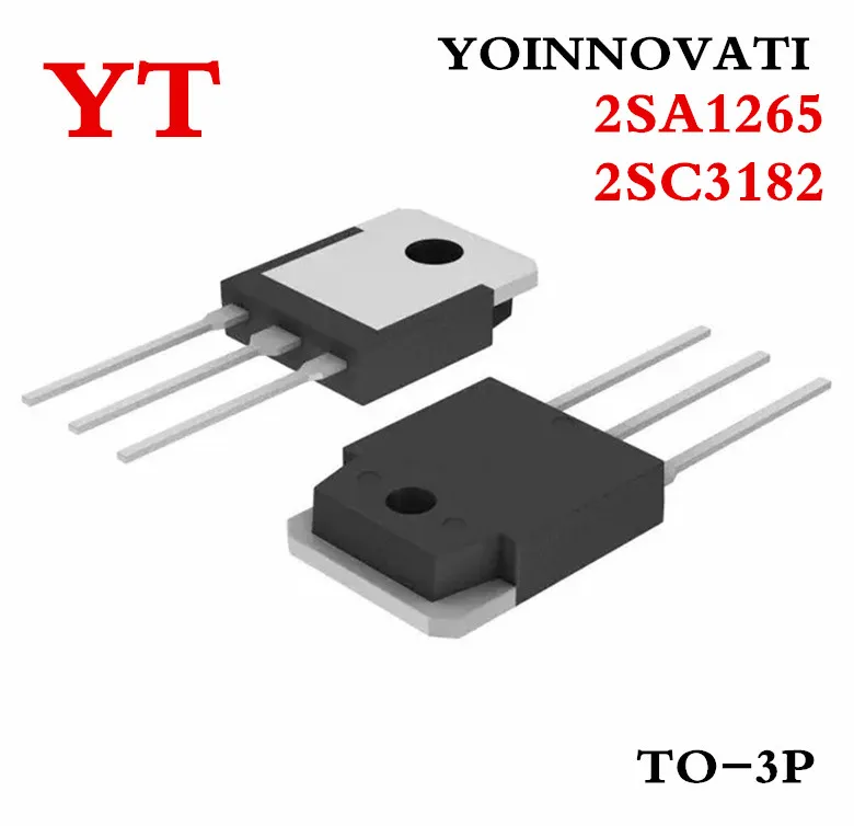 

Free shipping 2SA1265 2SC3182 (5 PCS 2SA1265+5 PCS 2SC3182) TO-3P IC best quality.