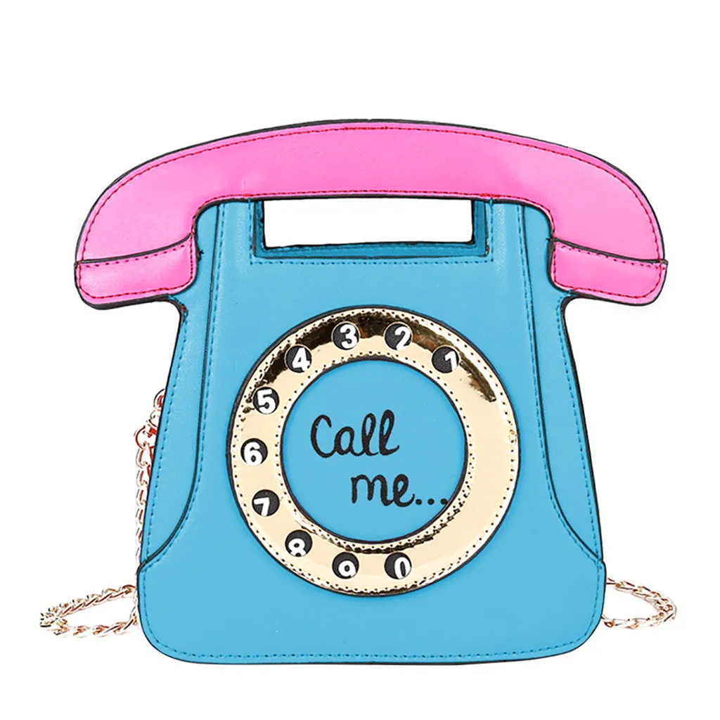 

Women's Fashion Retro Cartoon Personality Shoulder Bag Chains Bag Purse Bag ladies hand bags ##