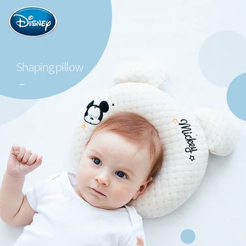 

Disney Newborn Baby Shaping Styling Pillow Anti-rollover Side Sleeping Pillow Minnie Mickey Baby Positioning Pillow 0-6 Months