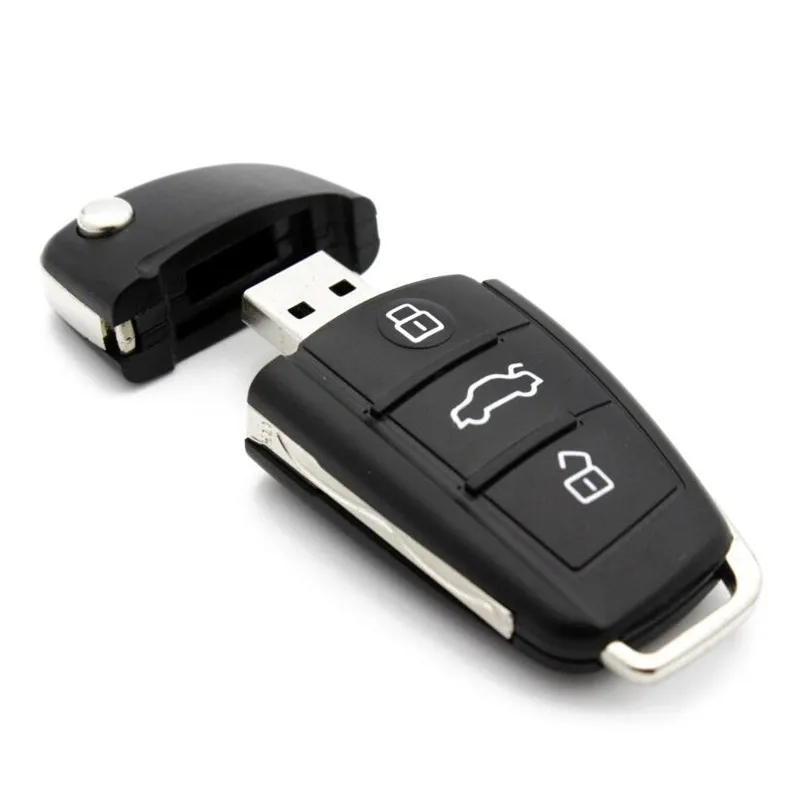 Для автомобиля Audi ключ флэш-накопитель с логотипом 128 ГБ USB флэш-накопитель 64 ГБ 32 ГБ оперативной памяти, 16 Гб встроенной памяти, 8 Гб Ручка Drive personalizado памяти флэш-диск USB флеш-накопитель