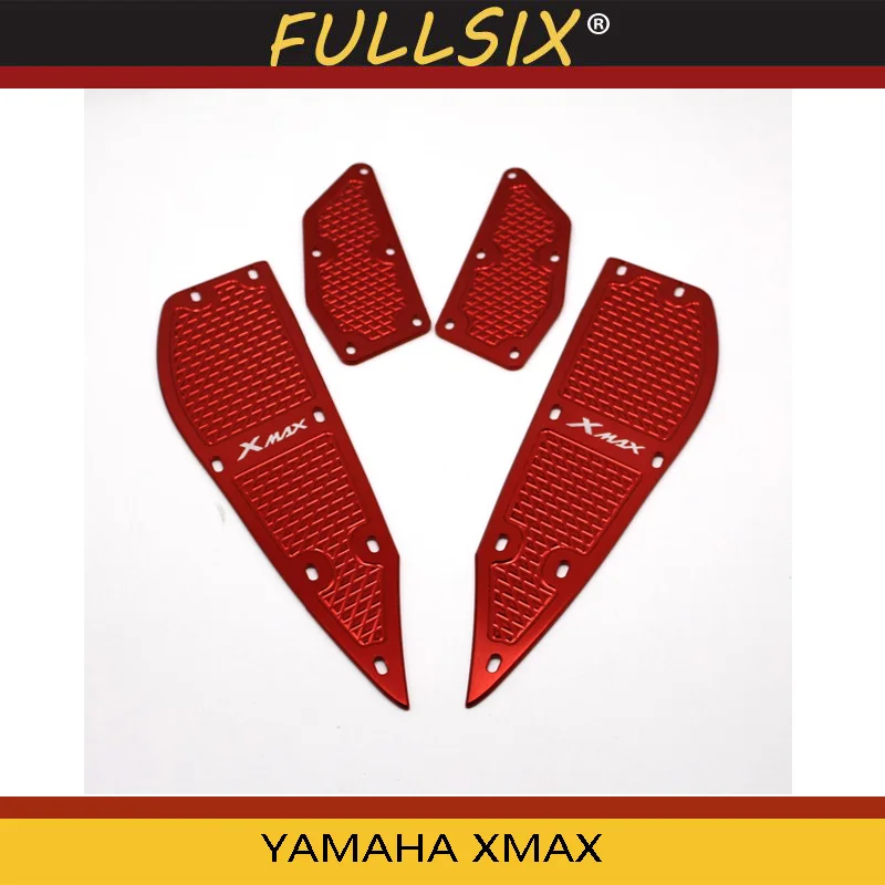 Motorcycle Parts Footboard Steps Motorbike Foot Footrest Pegs Plate Pads for Yamaha XMAX 300 X-MAX 250 300 2017-2018