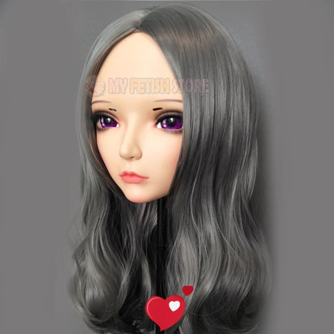 (CHUN 3) Женская милая девочка каучуковые полуголовы Kigurumi BJD Eyes Crossdress Косплей