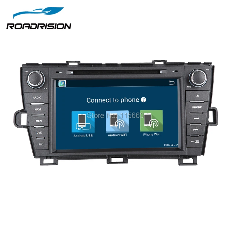 RoadRision 8 &quotAndroid 6 0 автомобиль DVD gps навигация для Toyota Prius левая рука вождения стерео
